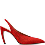 Decollete Viper con cinturino posteriore 95mm in rosso The attico - donna 