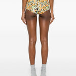 Shorts con stampa grafica in multicolore di Marni - donna 