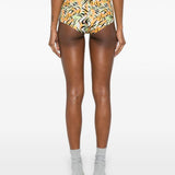 Shorts con stampa grafica in multicolore di Marni - donna 