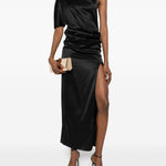 Abito midi in seta in nero Batakovic - donna 