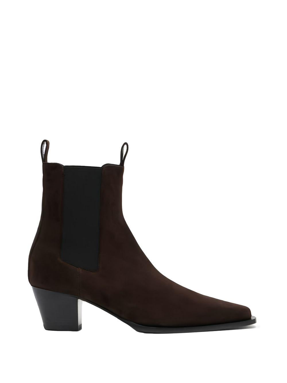 Stivaletti in suede in marrone Toteme - donna 
