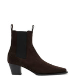 Stivaletti in suede in marrone Toteme - donna 