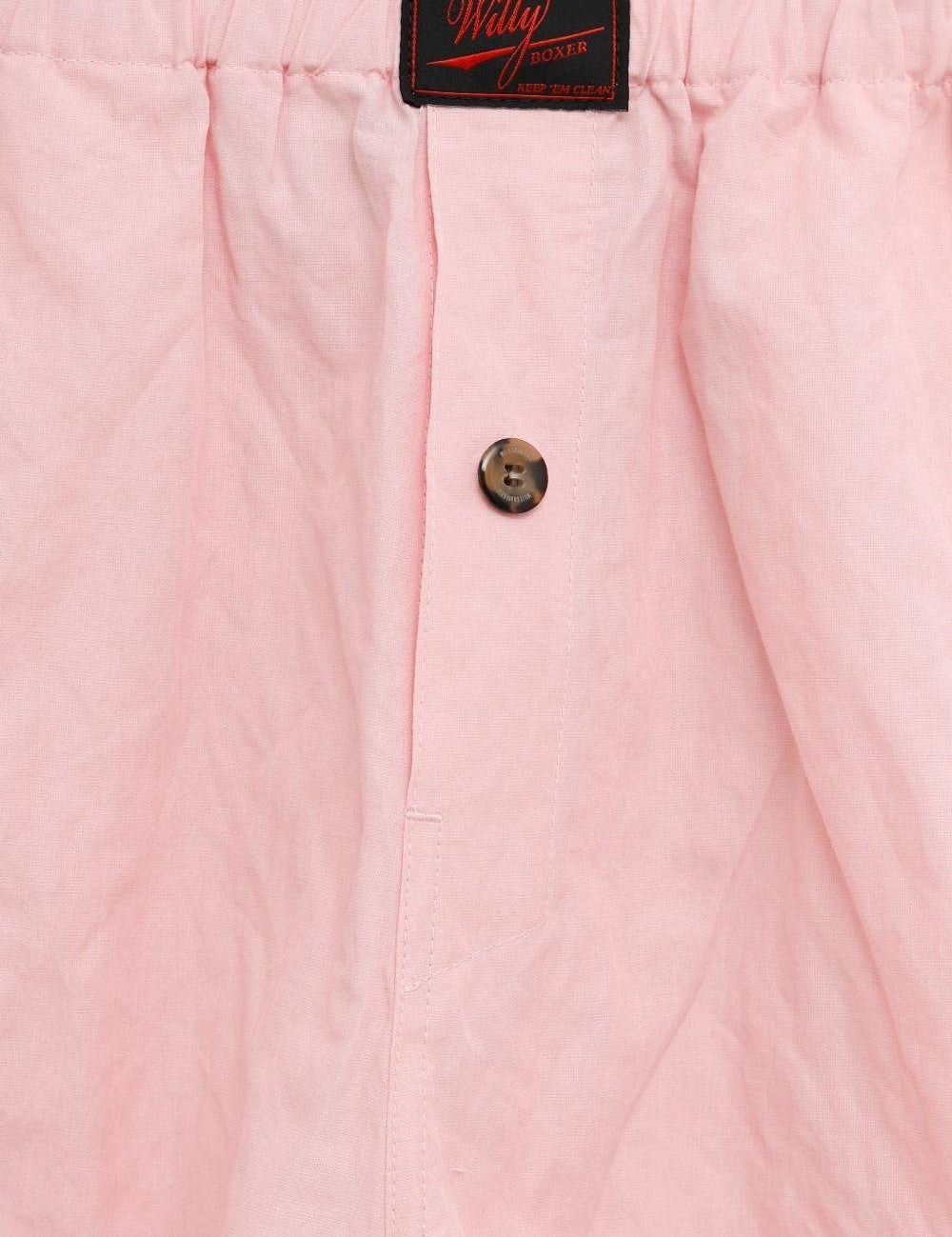Boxer con applicazione logo in rosa Willy chavarria - uomo 