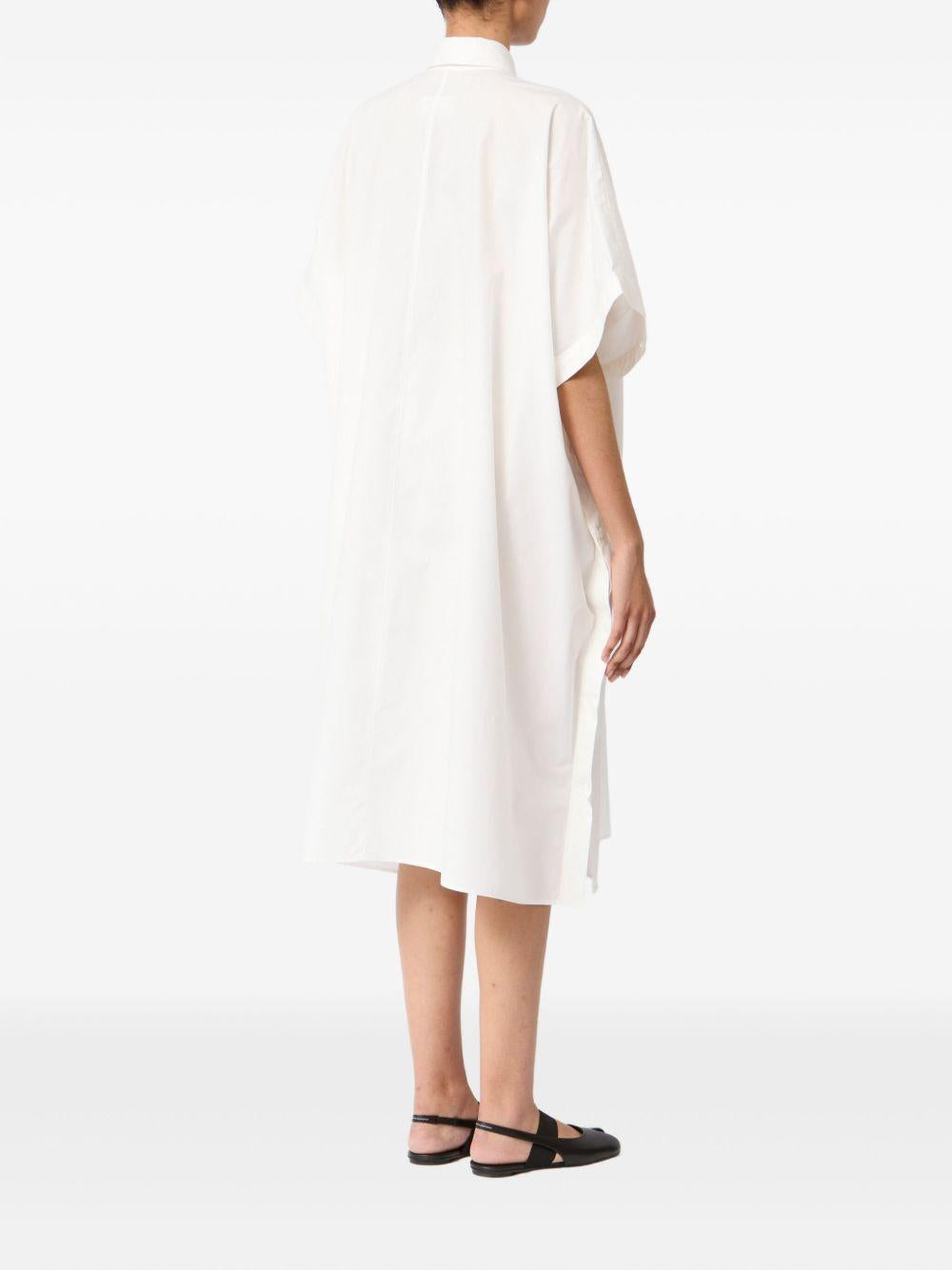 Chemisier con bottoni in bianco Mm6 maison margiela - donna 