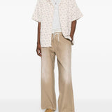 Pantaloni con passanti per cintura in beige Erl - unisex 