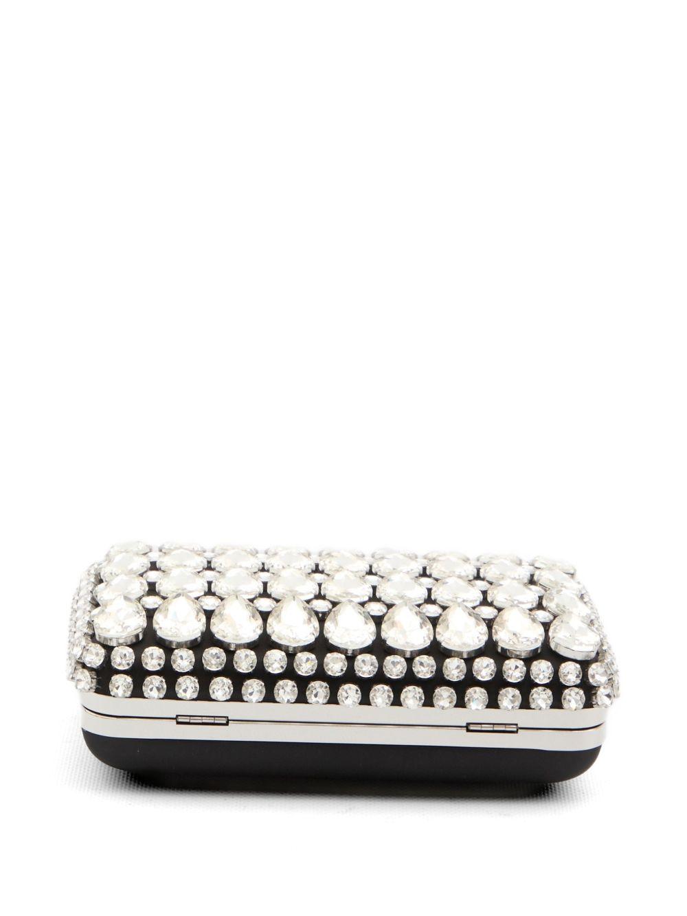 Clutch con decorazione in nero Self-Portrait - donna 