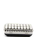 Clutch con decorazione in nero Self-Portrait - donna 