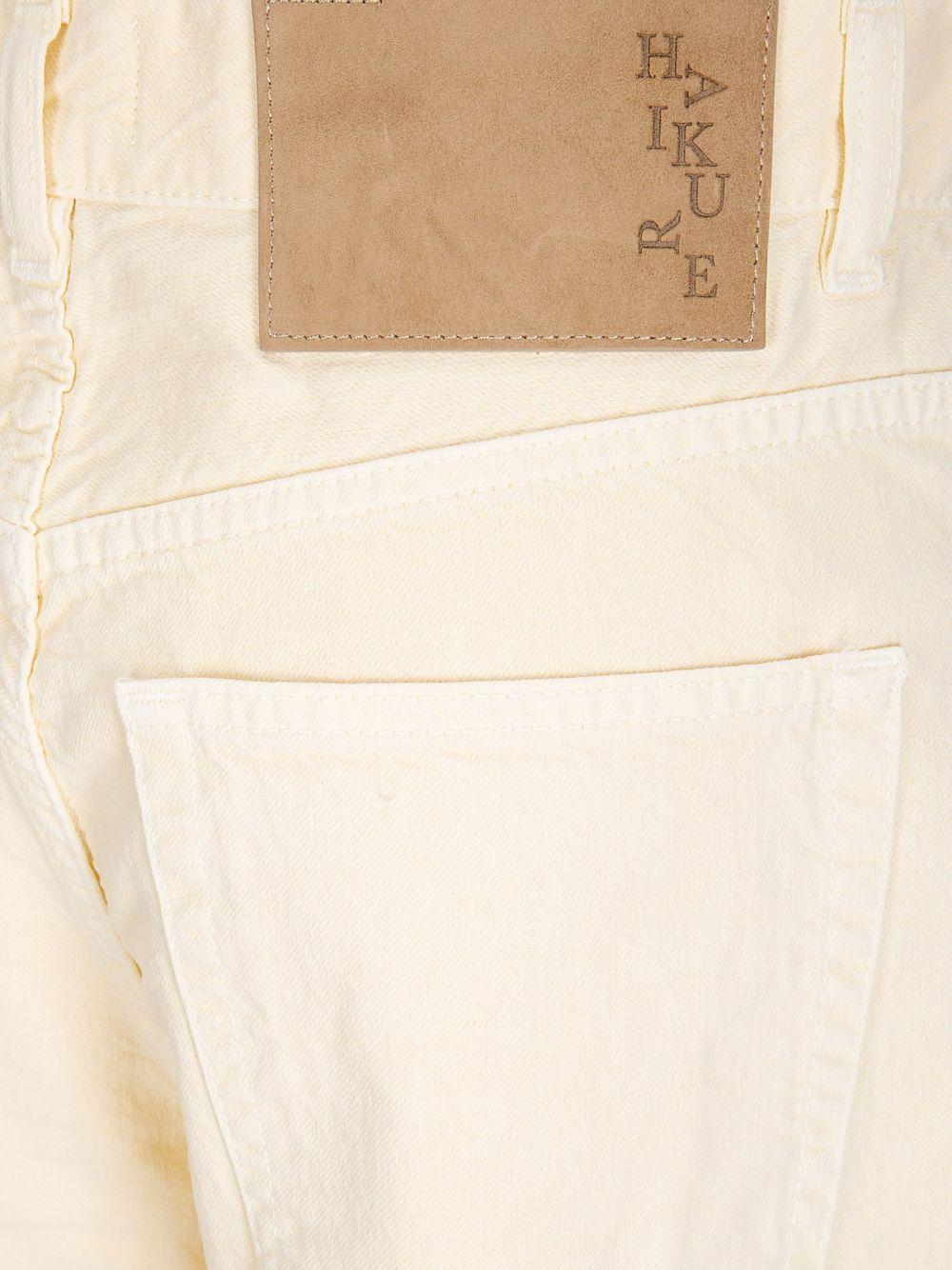 Jeans bibi a vita alta  in giallo Haikure - donna 