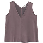 Top con scollo a v in viola Antonelli - donna 