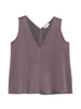 Top con scollo a v in viola Antonelli - donna