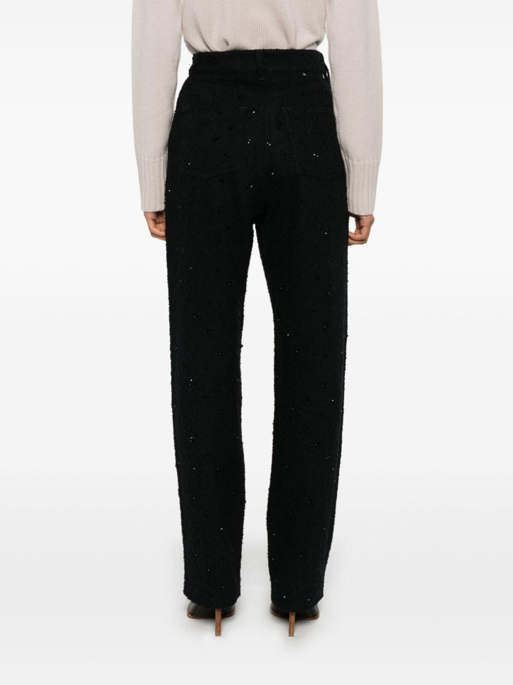 Jeans con decorazione in nero Golden goose - donna 