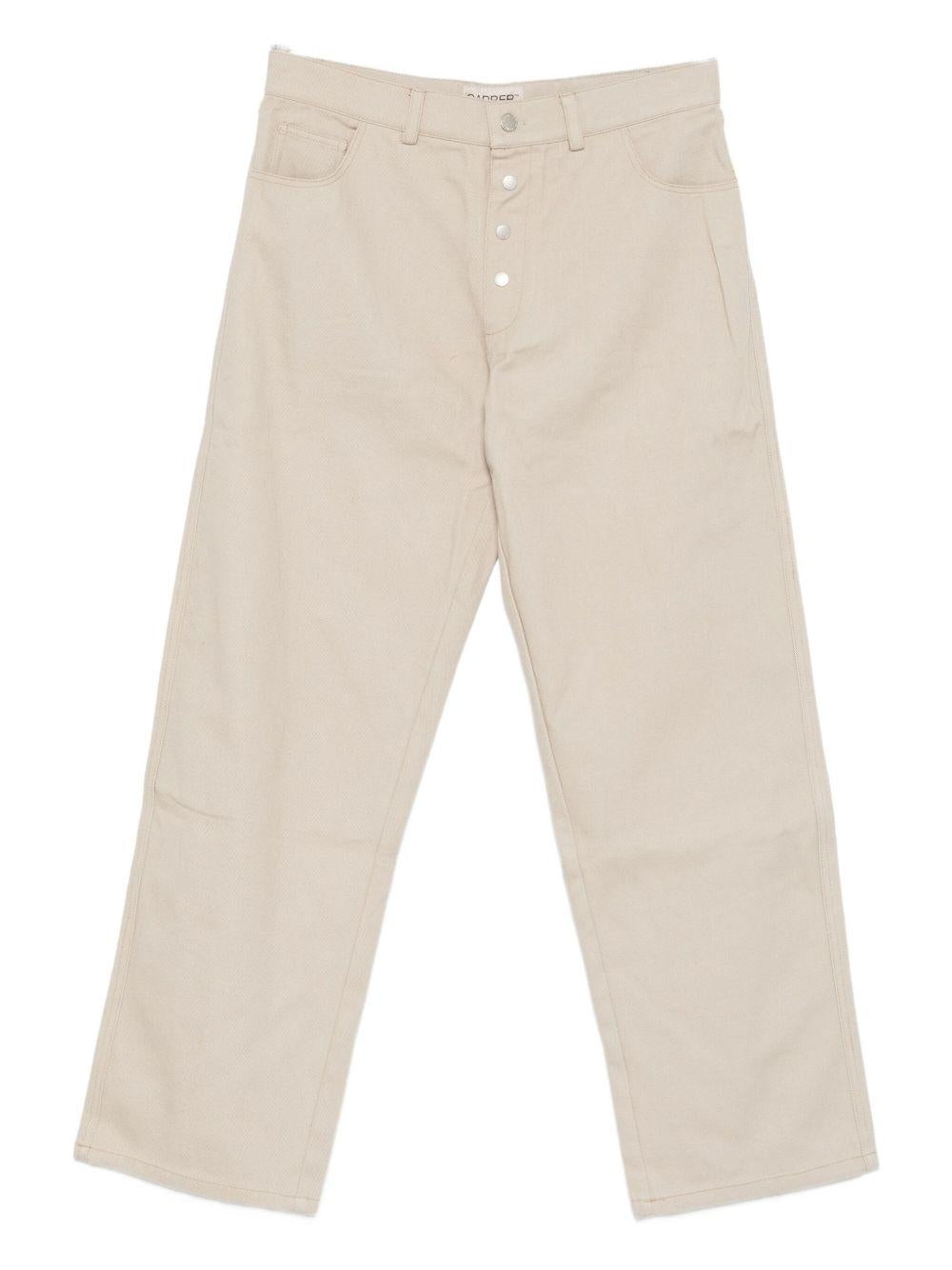 Jeans con tsche in beige Carrer - uomo 