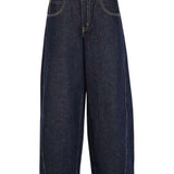 Jeans Barrel in blu 