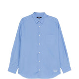Camicia con logo in azzurro Comme des Garçons Homme - uomo 