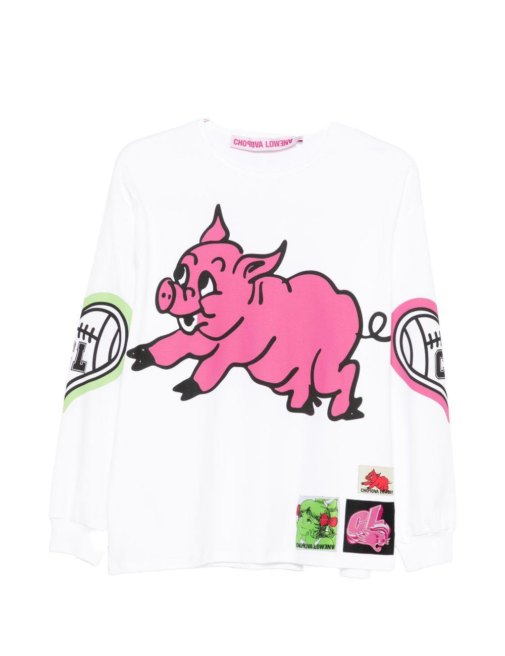 T-shirt con stampa multicolore Chopova Lowena - donna 