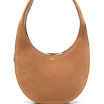 Borsa a spalla soft swipe in beige Coperni - donna 