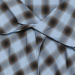 Abito midi con balze in azzurro e nero Feng Chen Wang - donna 