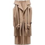 Pantaloni effetto trench in beige Viktor&rolf - donna 