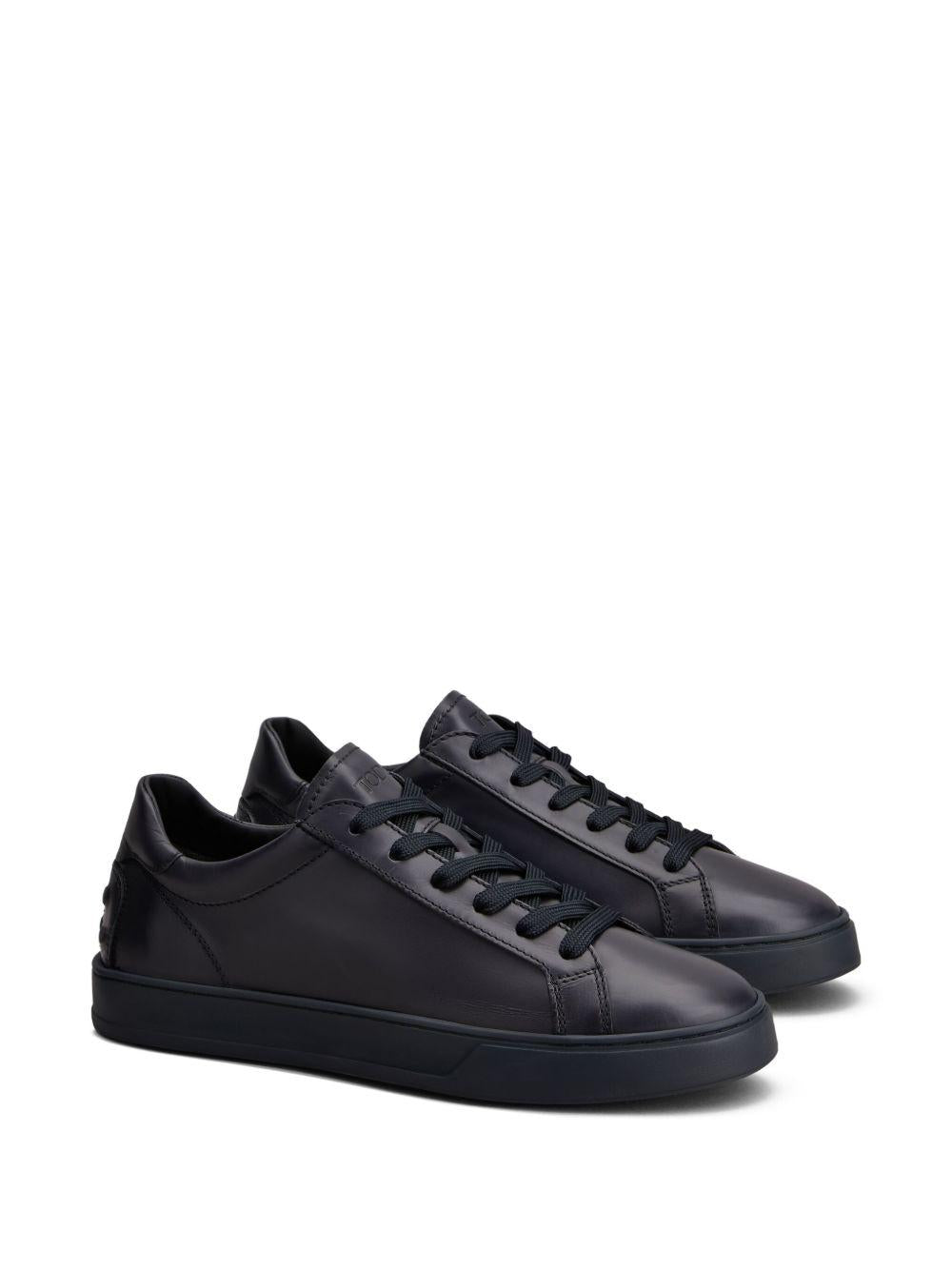 Sneakers in pelle in nero Tod's - uomo 