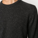 Maglione con ricamo in nero Barbour - uomo 