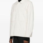 Cappotto monopetto in bianco Laminar - uomo 