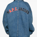 Giacca denim in cotone in blu A.P.C. X marc jacobs - unisex 