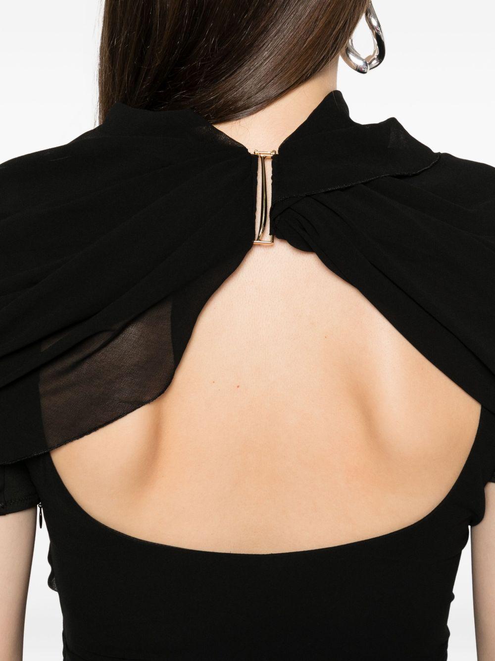 Abito mini la robe castagna in nero Jacquemus - donna 