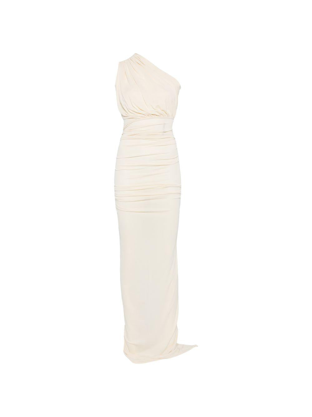 Abito lungo Avra in avorio Rick Owens Lilies - donna 