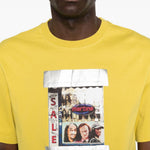 T-shirt con grafica in giallo Martine rose - unisex 