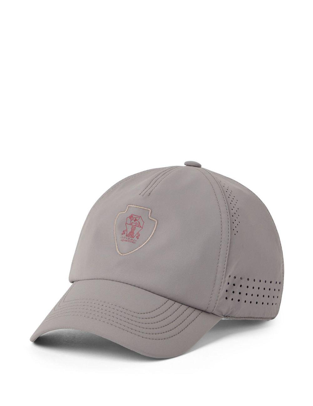 Cappellino con logo in grigio Brunello cucinelli - uomo 