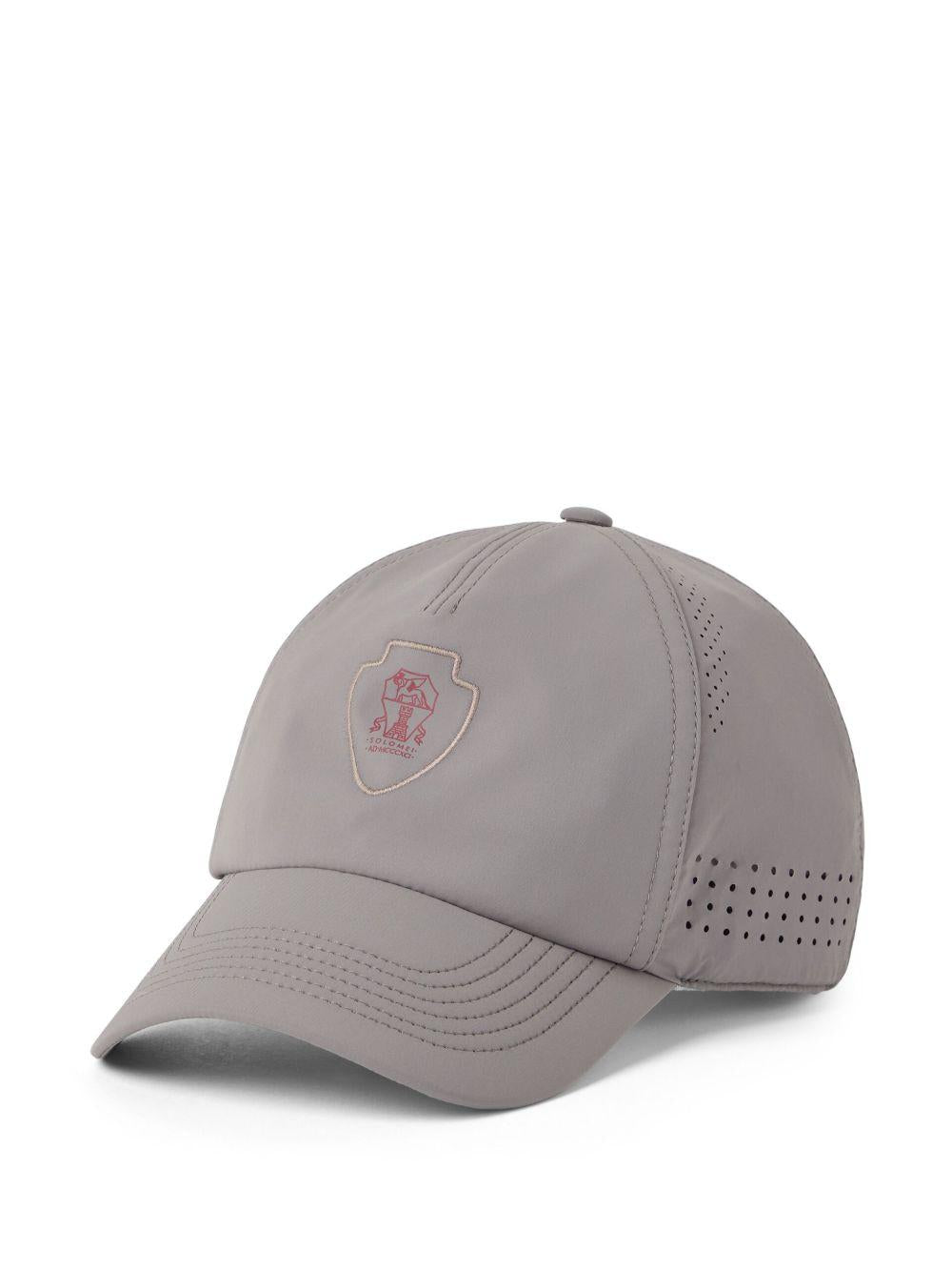Cappellino con logo in grigio Brunello cucinelli - uomo 