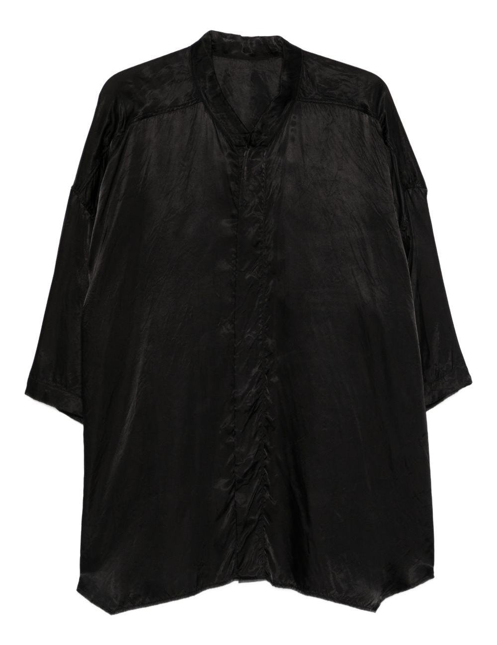 Camicia Jumbo Faun in nero Rick owens - uomo 