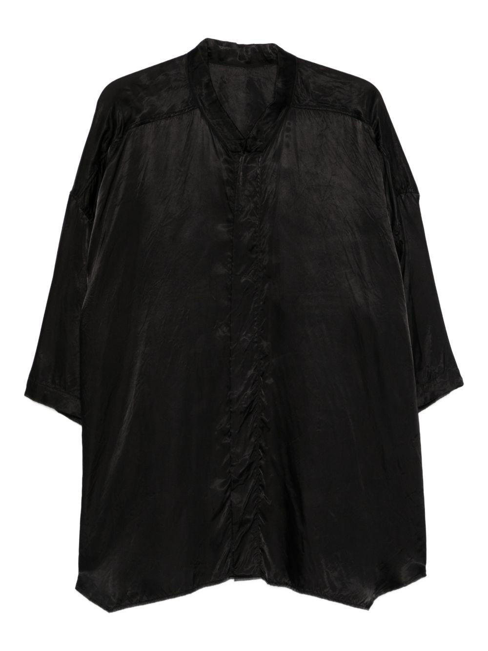 Camicia Jumbo Faun in nero Rick owens - uomo 