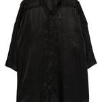 Camicia Jumbo Faun in nero Rick owens - uomo 