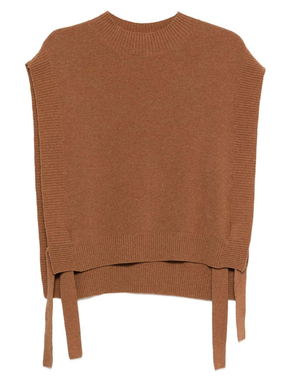 Gilet in maglia in marrone A.P.C. - donna 
