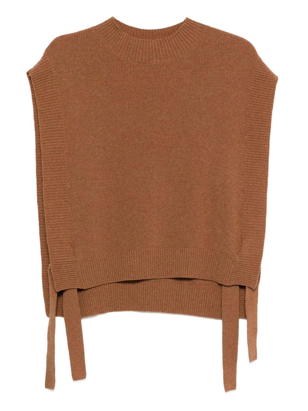 Gilet in maglia in marrone A.P.C. - donna 