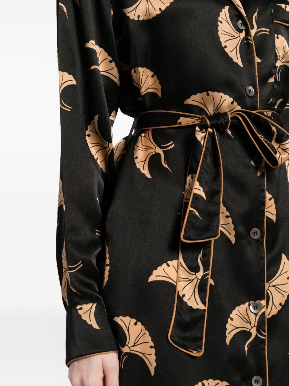 Abito con stampa doralas in nero - donna 