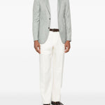 Pantaloni paluk in bianco lardini - uomo 