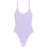 Costume da bagno con spalline in lilla Hunza g - donna 