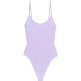 Costume da bagno con spalline in lilla Hunza g - donna 