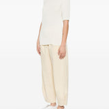 Top a pieghe in bianco Issey miyake - donna 