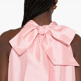 Mini abito collo alto e volant in rosa Simkhai - donna 