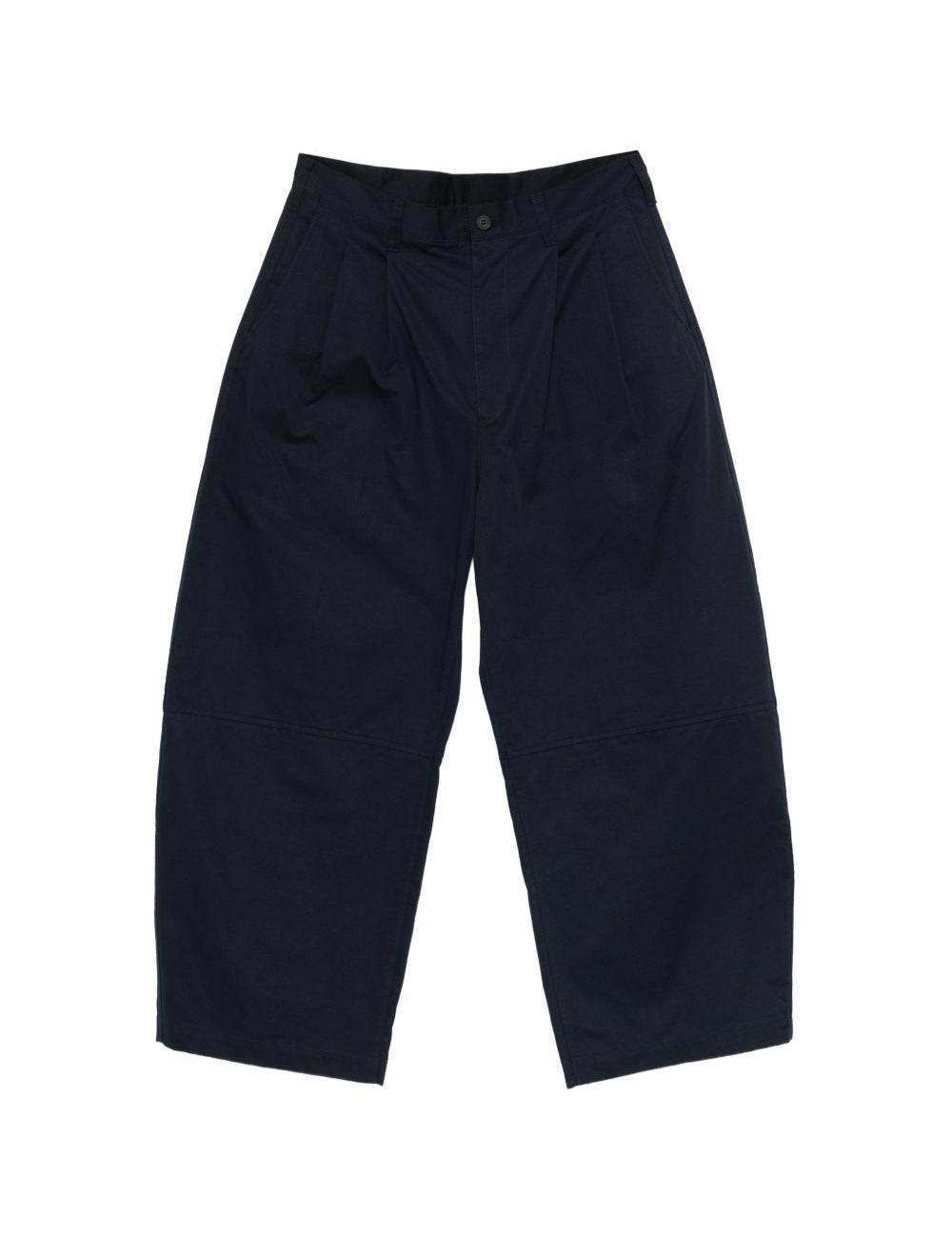 Pantaloni a pieghe con pannelli in blu Comme des garcons homme - uomo 
