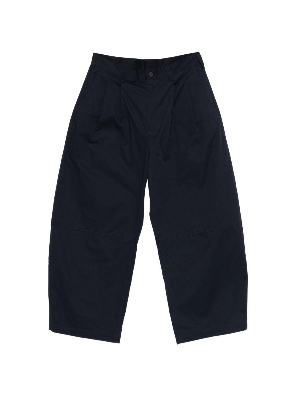 Pantaloni a pieghe con pannelli in blu Comme des garcons homme - uomo 