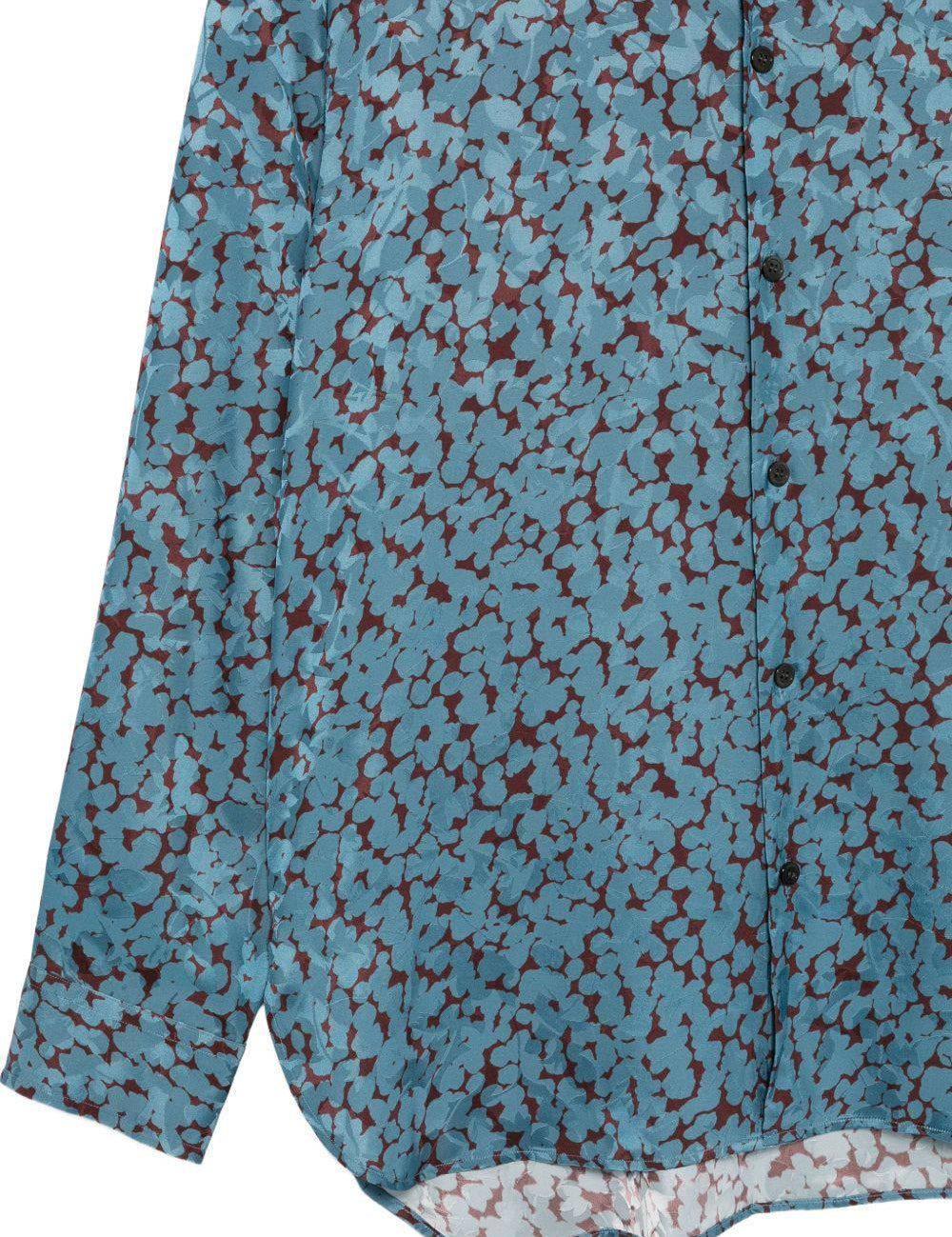 Camicia in viscosa croom multicolore Dries van noten - uomo 