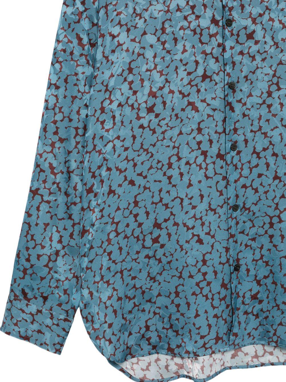 Camicia in viscosa croom multicolore Dries van noten - uomo 