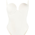 Costume intero con scollo a cuore in bianco MAGDA BUTRYM - donna 