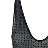 Abito lungo con decorazione in nero Venuja - donna 