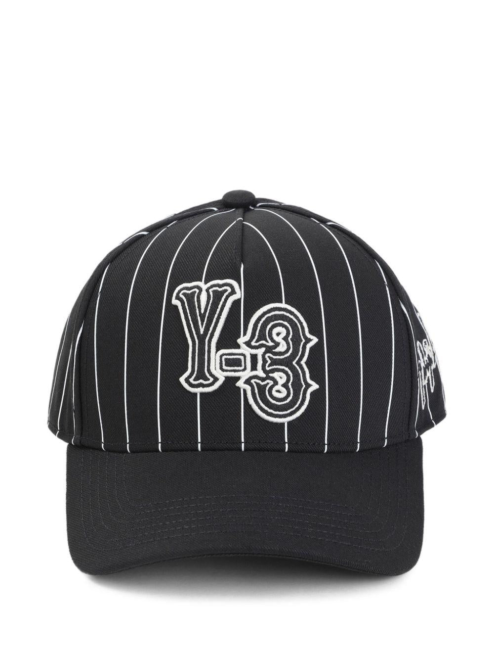 Cappello da baseball con logo in nero Y-3 - uomo 