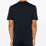 T-shirt girocollo in blu notte Lardini - uomo 